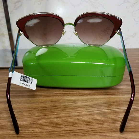 Kate Spade Abinaya Cat Eye Sunglasses with Case